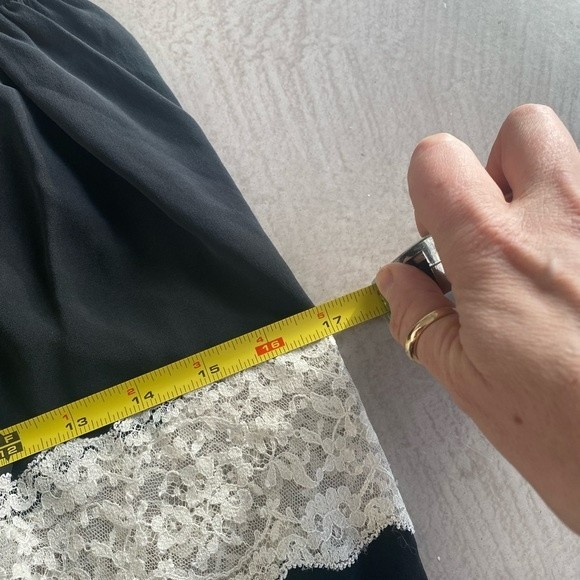 Dolce & Gabbana 00s Silk Lace Camisole strappy tube Chiffon Top whimsygoth S - Picture 14 of 15